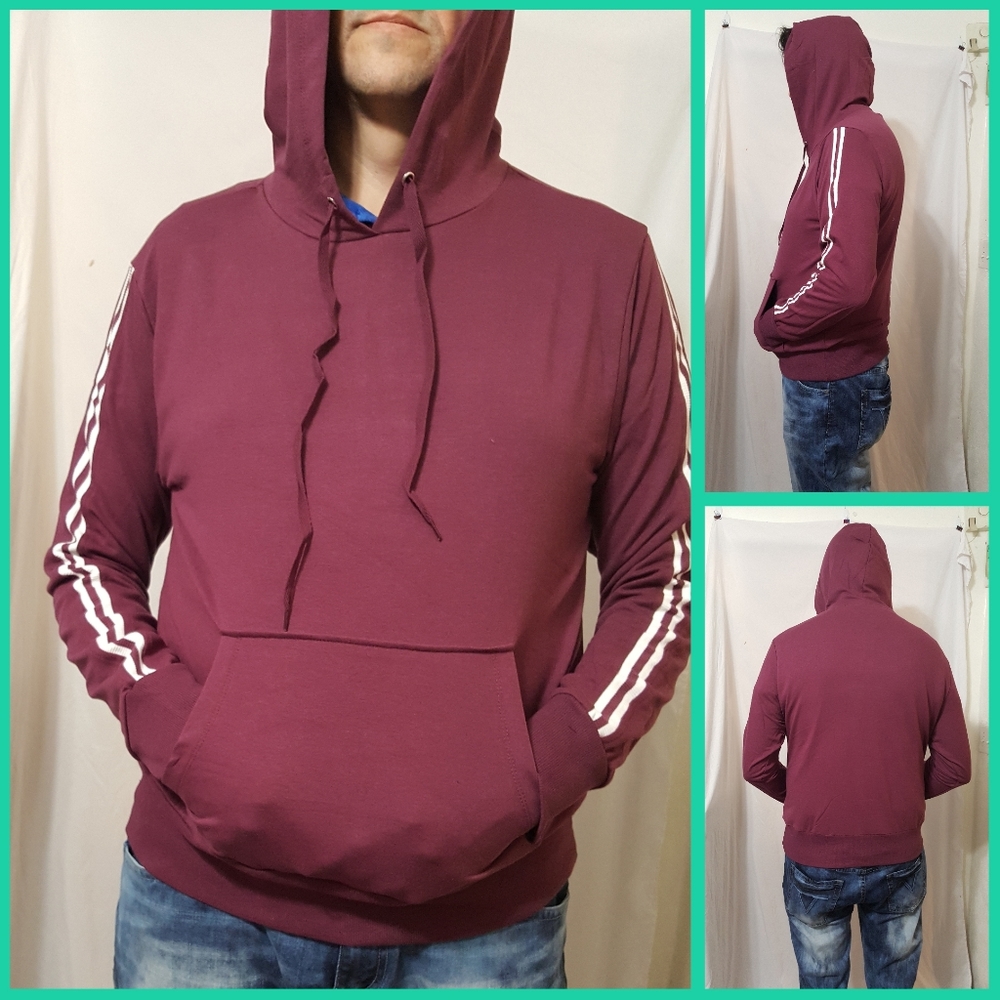 Central Park Tawny Port Hooded Sweater